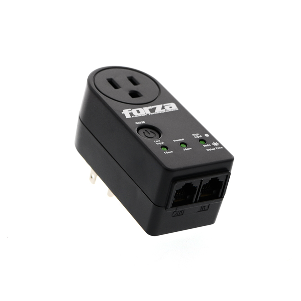 Protector de Voltaje Forza FVP-1201N 900J/1800W Protección contra Picos PC y Electrodomésticos