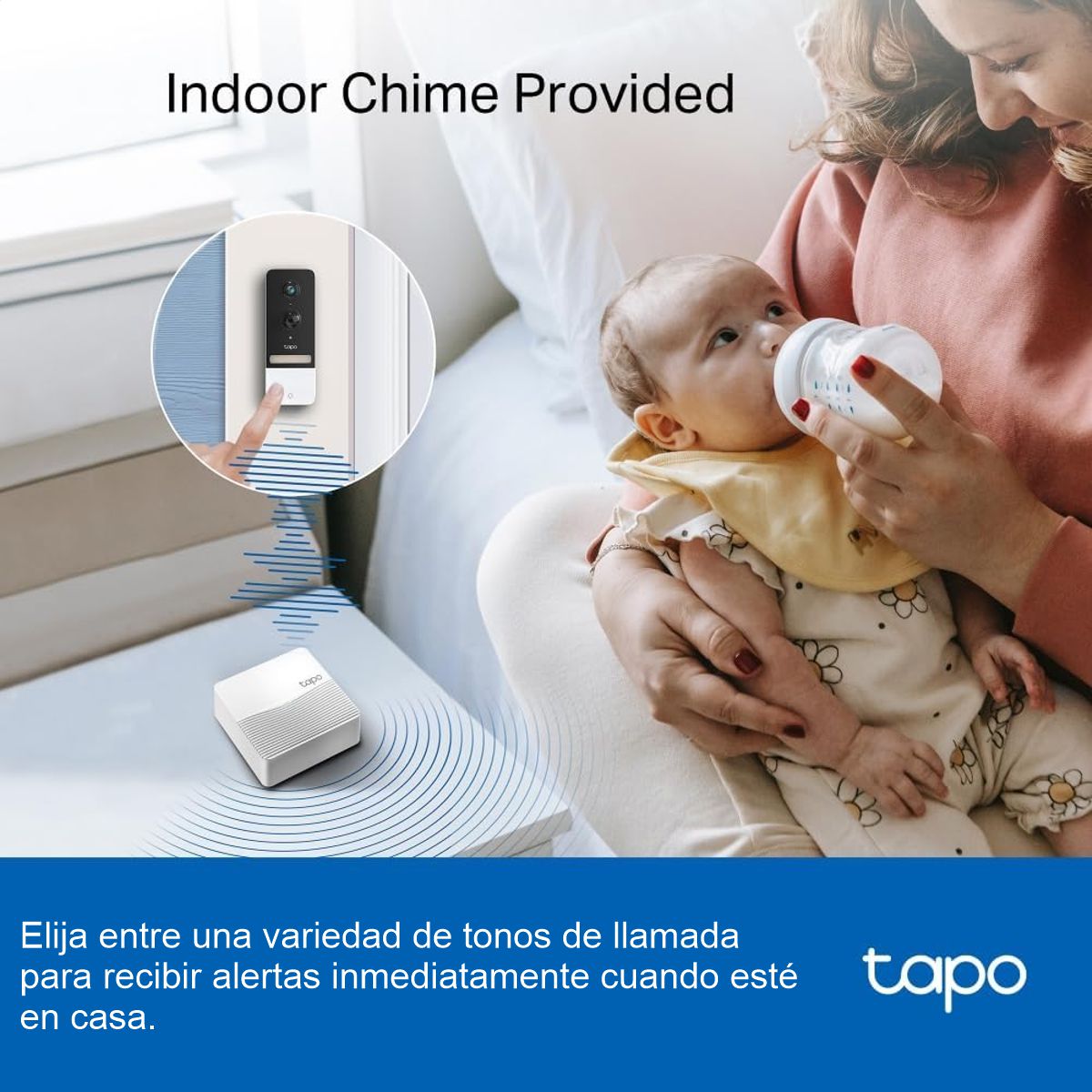 Cámara De Video Con Timbre Inteligente TP-Link Tapo D230S1
