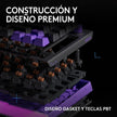 Teclado Gamer Mecanico Logitech G512 X 75 Switch Tactil - Negro