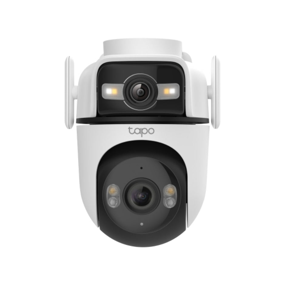 Cámara de Vigilancia Tp-Link Tapo C545D, Wi-Fi para Exterior con Doble Lente y Visión Nocturna a Color + Micro SD 128GB