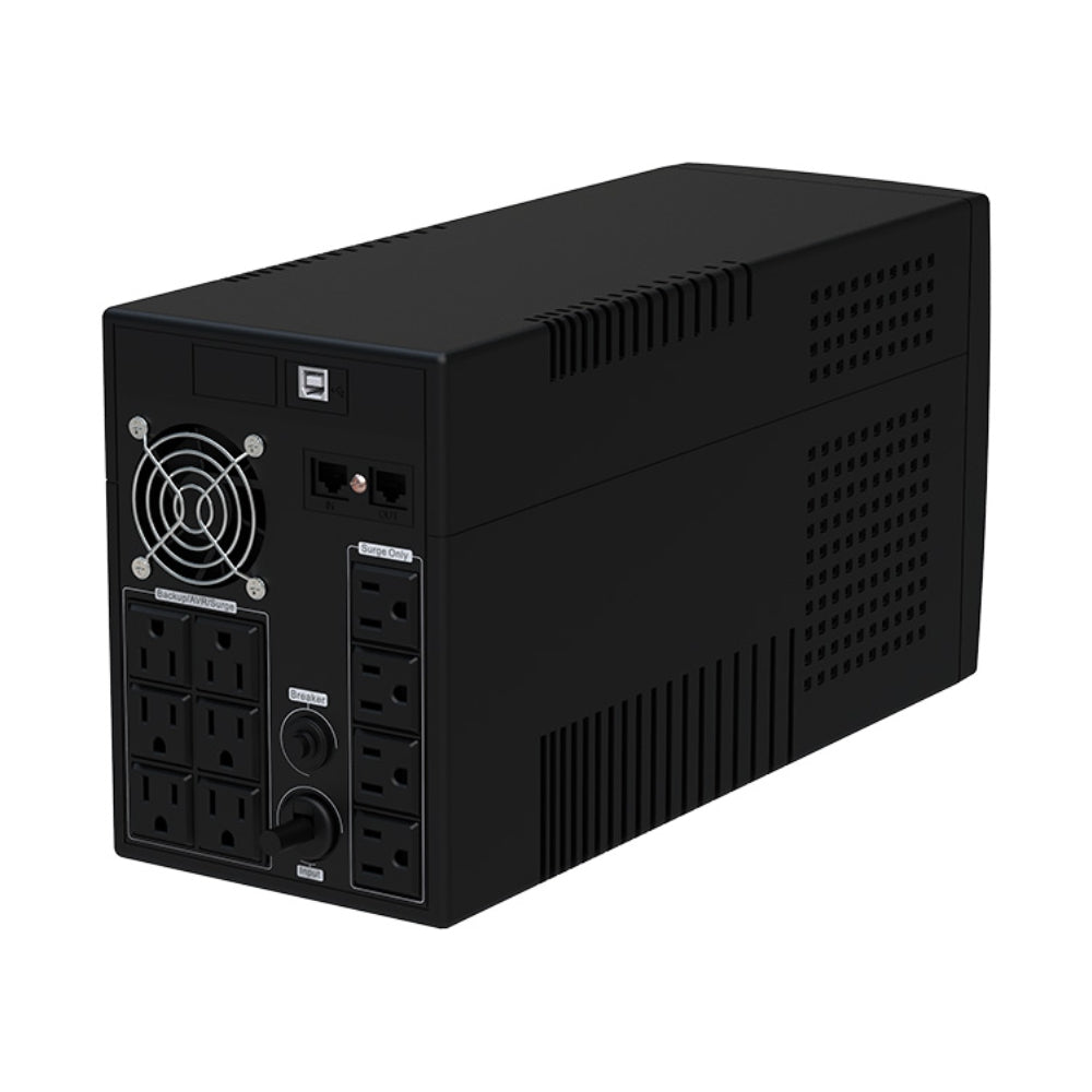 UPS Interactiva Forza NT-2401PRO 2400VA 1200W con 10 Tomas, Regulador AVR y Puerto RJ45