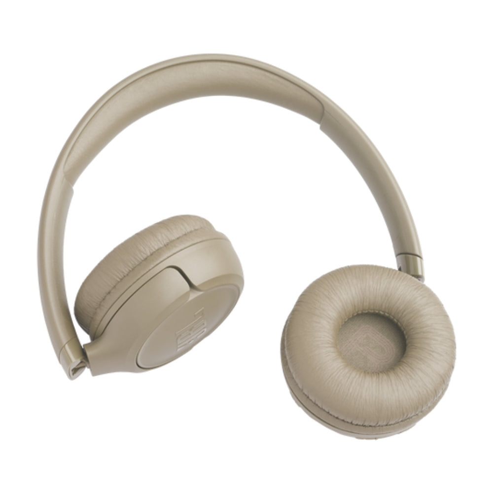 Diadema Inalámbrica JBL Tune 530BT Sonido Pure Bass, Multipunto Bluetooth 6.0 y Hasta 76H de Batería Beige