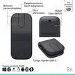 Mouse Inalámbrico Ultraportátil Logitech Mobi Fold Diseño Plegable Bluetooth 4000 DPI Smart Scroll - Grafito