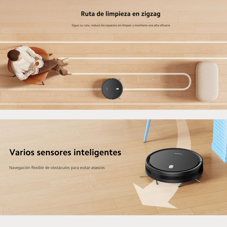 Robot Aspiradora Xiaomi Vacuum E5 Barre Aspira Trapea 3en1 App Mi Home Alexa Google