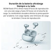 Audífonos Inalámbricos Xiaomi Redmi Buds 8 Pro TWS Bluetooth ANC 55dB Micrófono Triple con IA - Negro
