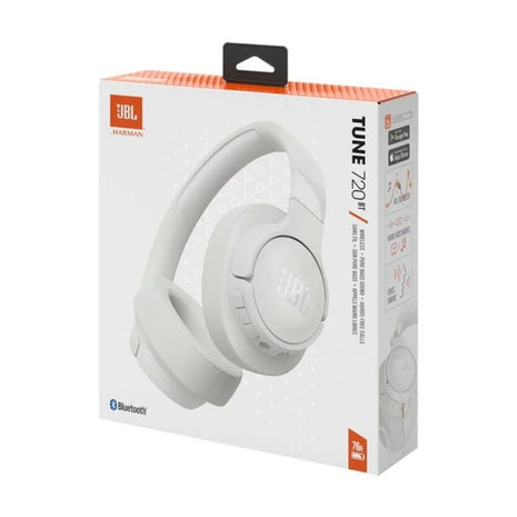 Diadema Inalámbrica JBL Tune 720BT Bluetooth  5.3 Sonido Pure Bass, Batería 76h Conexión Multipunto Blanco