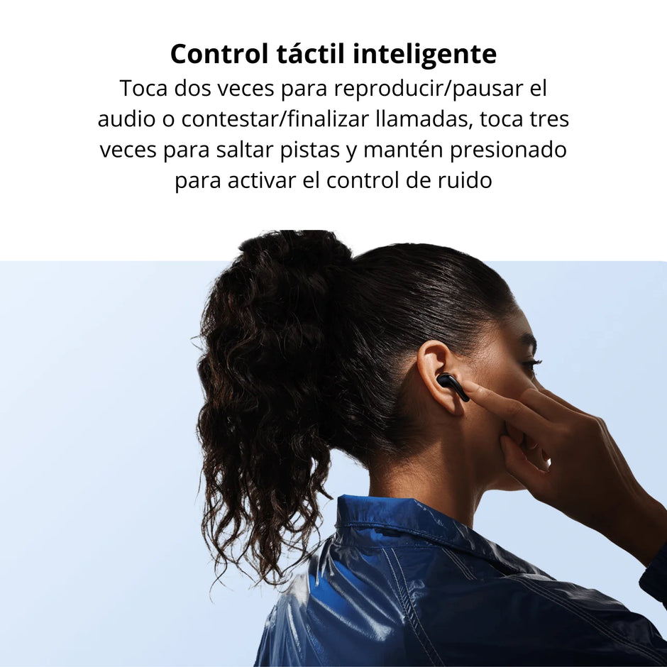 Audífonos In-Ear Xiaomi Redmi Buds 8 Lite Bluetooth 5.4 ANC 42dB Batería 8h/36h IP54 Llamadas AI - Azul