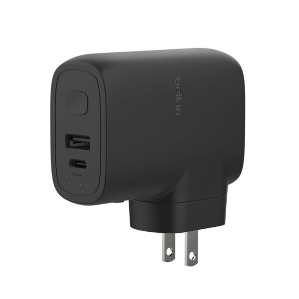 Cargador de Pared Belkin BPZ003dqBK USB-C PD 25W y USB-A + Power Bank 5000mAh Híbrido 2 en 1