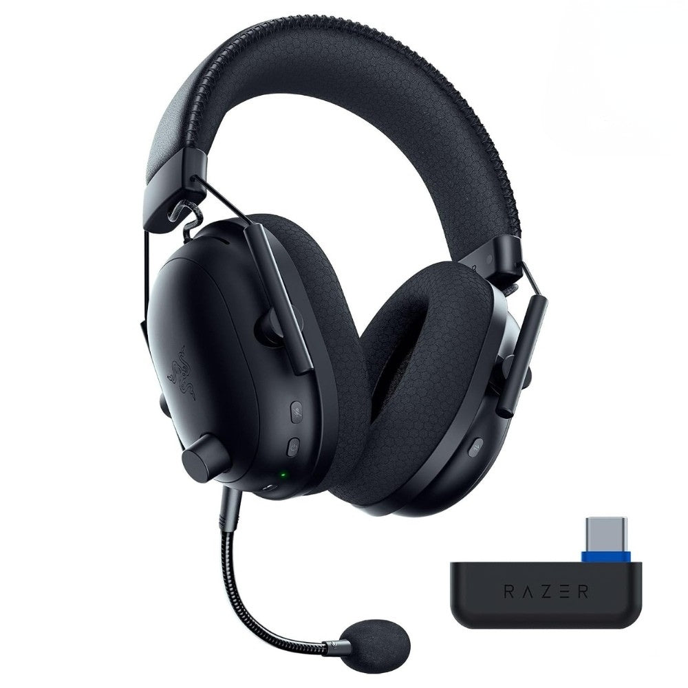 Audifonos Gamer Razer Blackshark V2 Pro  inalámbricos HyperSpeed Wireless de 2,4 GHz y Bluetooth 5.2. Edicion Play Station - Negro