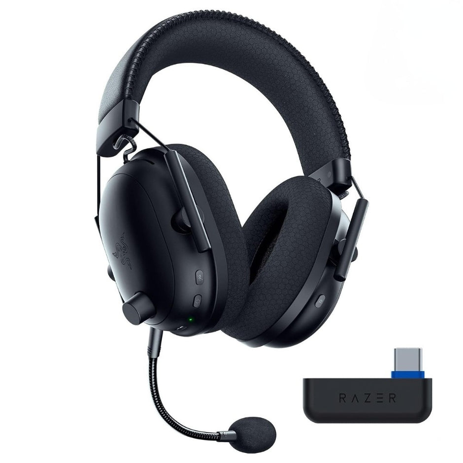 Audifonos Gamer Razer Blackshark V2 Pro  inalámbricos HyperSpeed Wireless de 2,4 GHz y Bluetooth 5.2. Edicion Play Station - Negro