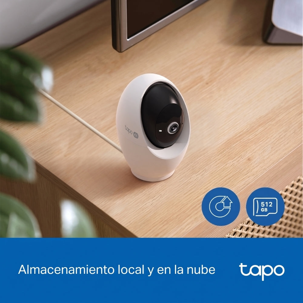 Cámara de Seguridad TP-Link Tapo C260 Ultra HD 4K 8MP Visión 360° Detección inteligente con IA Zoom 18X