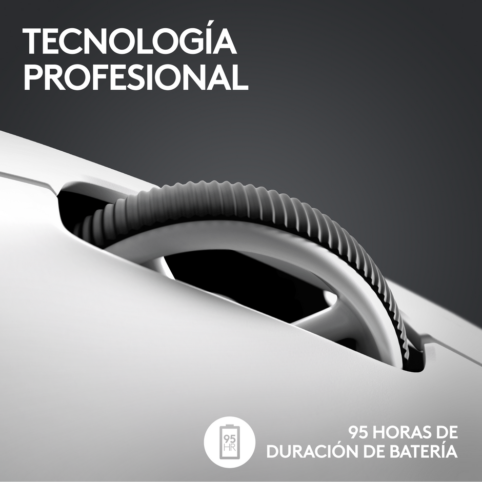Mouse Gamer Inalámbrico Logitech G Pro X Superlight 2c, Blanco