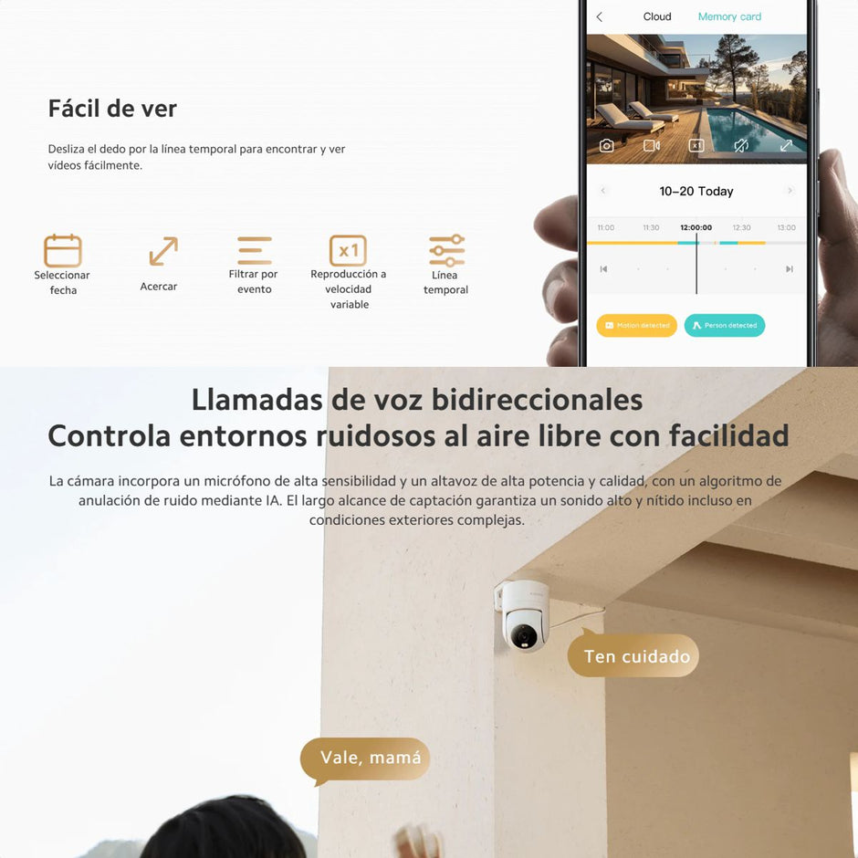 Xiaomi Cw300, Cámara Seguridad Exterior Ip66 4mp Color Noche