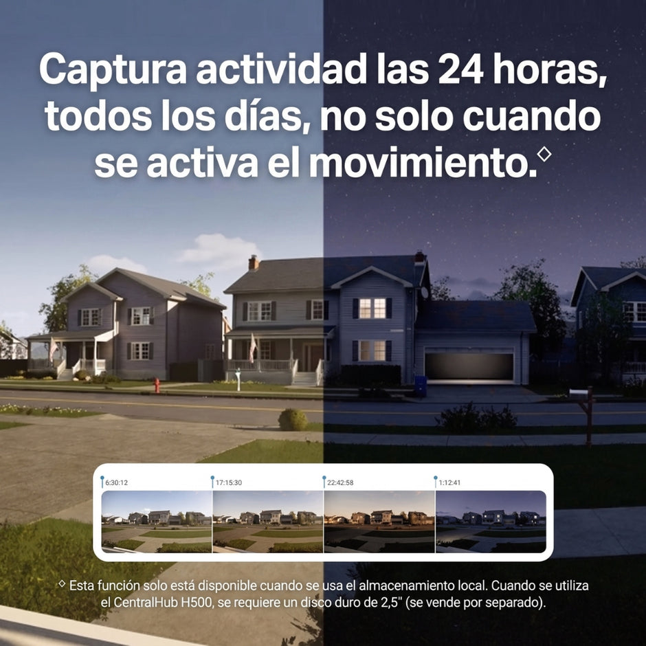 Cámara de Seguridad Wi-Fi Panel Solar TP-Link Tapo C615F KIT 2K Seguimiento IA 360 Foco 800 Lúmenes IP65
