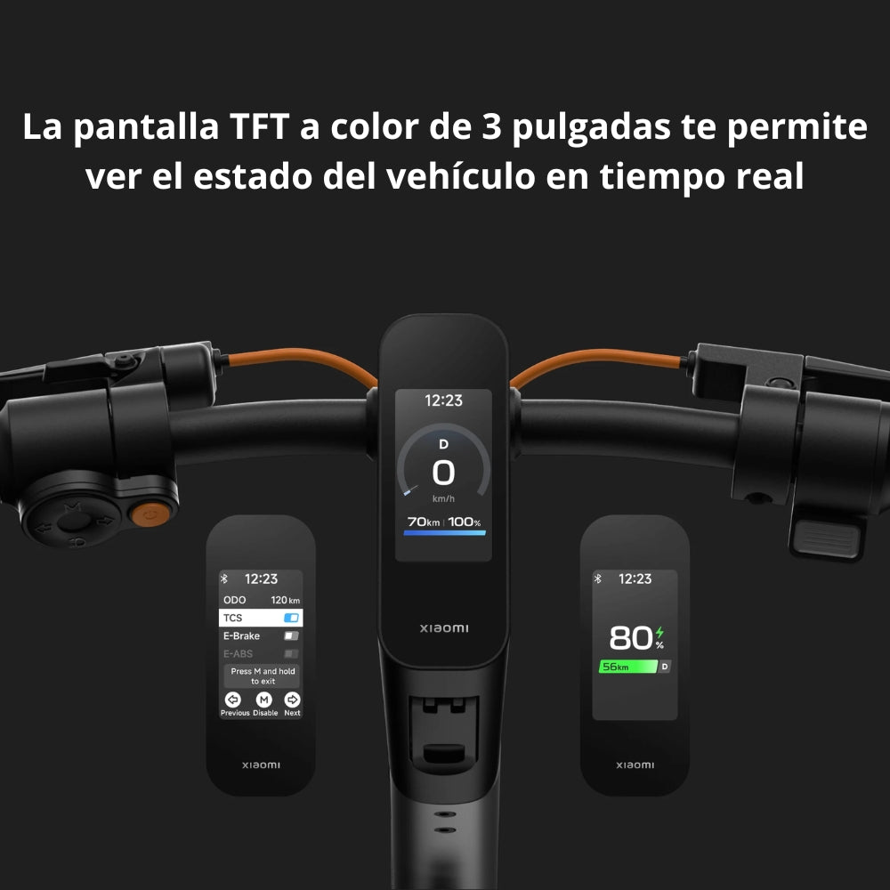 Patineta Eléctrica Xiaomi Scooter 6 Max Llantas 12” Max 1100W Autonomía 70km Suspensión Doble E-ABS TCS IPX6