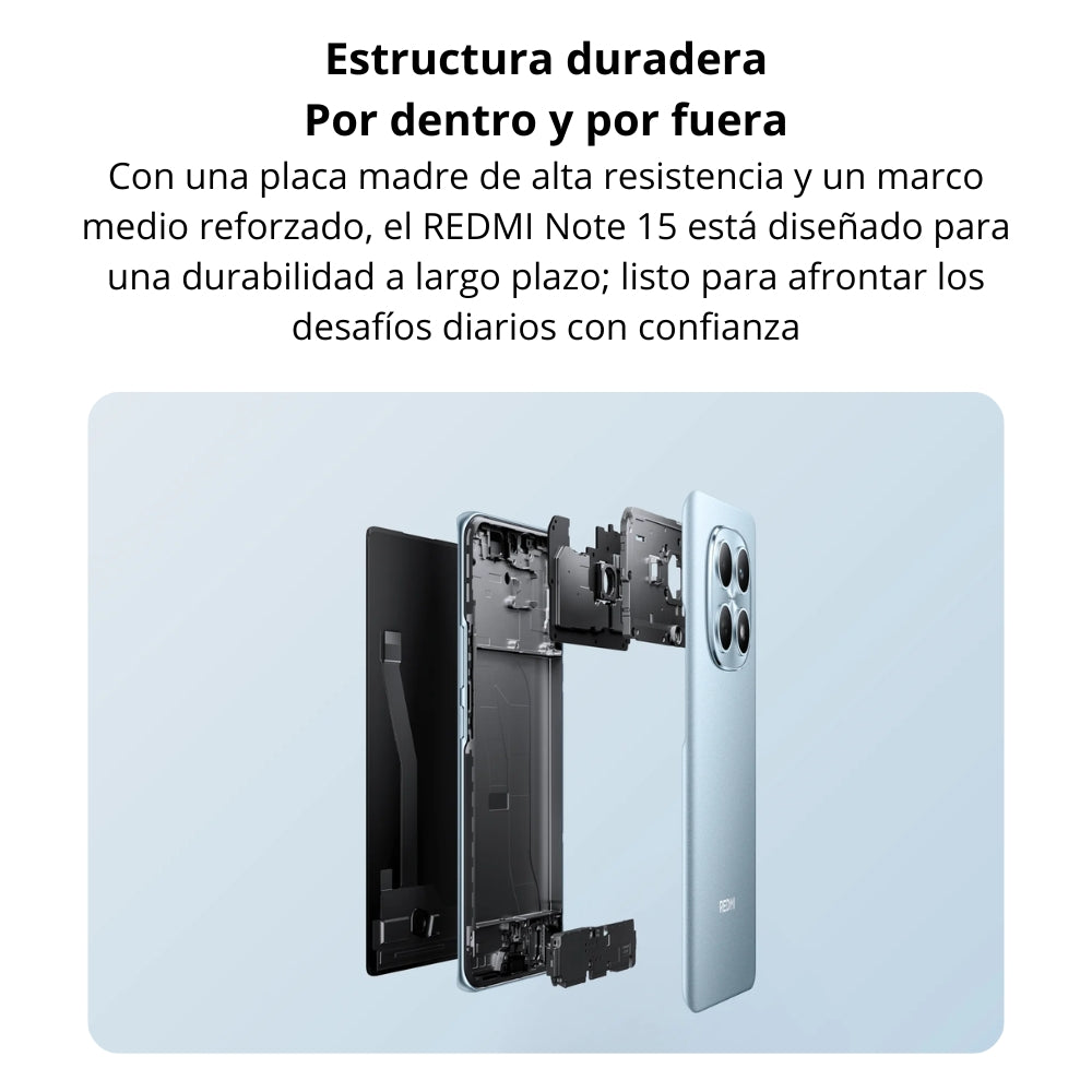 Celular Xiaomi Redmi Note 15 Dual SIM Pantalla 6.7