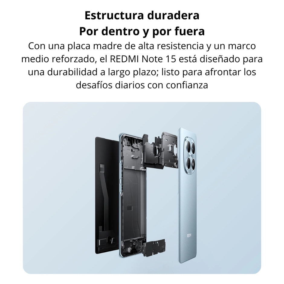 Celular Xiaomi Redmi Note 15 Dual SIM Pantalla 6.7