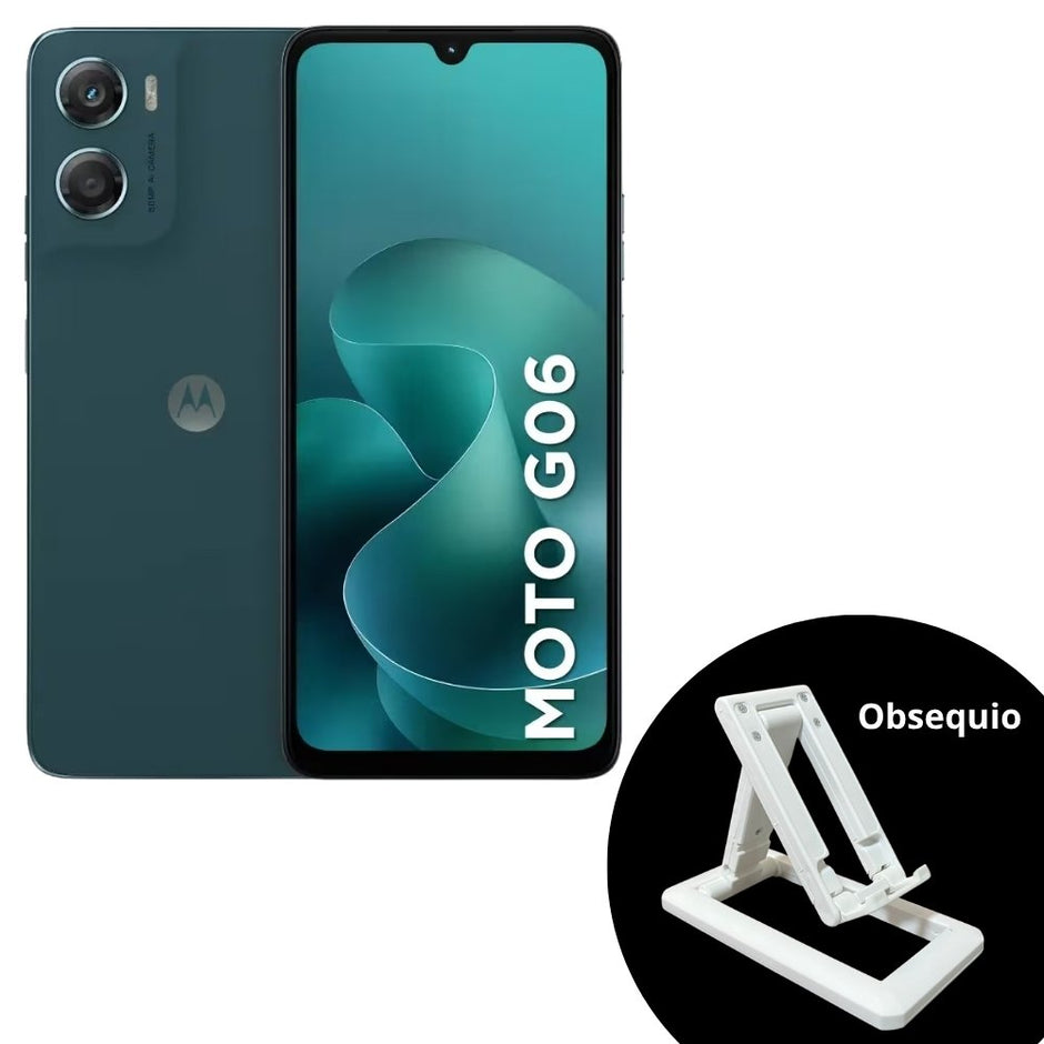 Celular Motorola Moto G06 Dual SIM 6.9” 120Hz 128GB/4GB+8GB RAM Boost 50MP AI IP64 5200mAh - Azul
