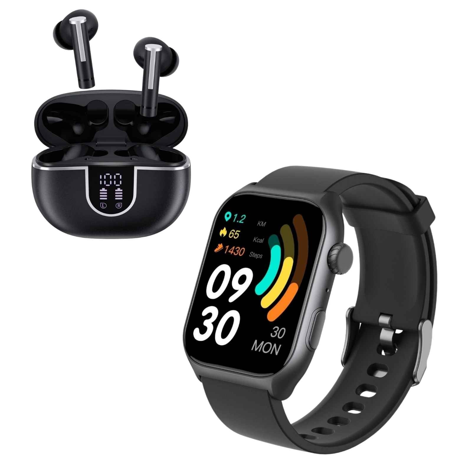 Combo Smartwatch X-KIM X-PRO + Audífonos Bluetooth X-KIM XBEATS X29