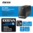 UPS Interactiva Forza BT-1001 de 1000VA/600W con 8 Tomas y Regulador