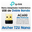 Adaptador Usb Wifi Banda Dual Ac600, Tp-link Archer T2u Nano