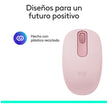 Mouse Inalámbrico Bluetooth Logitech M196 Diseño Ambidiestro Cómodo y Compacto - Rosado