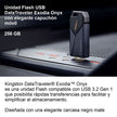 Memoria USB 3.2 de 256GB Kingston DataTraveler Exodia Onyx