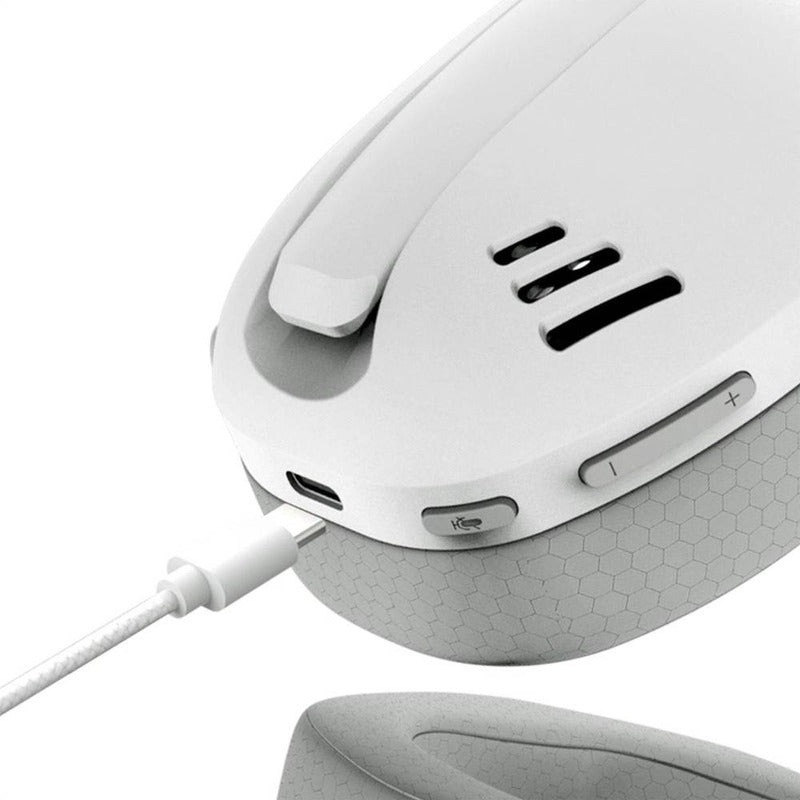 Diadema Gamer Inalámbrica Redragon Ire Pro H848 Bluetooth 2.4GHz USB Micrófono Desmontable PC PS5 - Gris