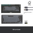 Teclado Recargable Avanzado, Logitech Mx Mechanical Mini
