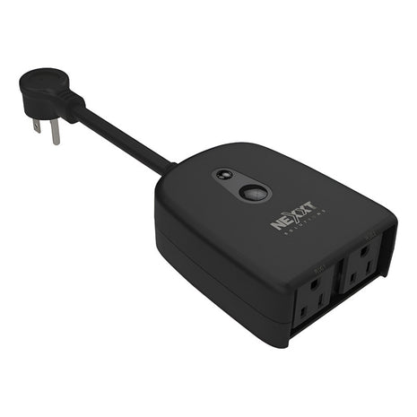 Toma Inteligente Dual Con Wifi Para Exterior Nexxt Nhp-o610