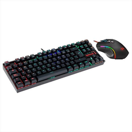 Combo Gamer Redragon: Teclado Mecánico K552rgb + Mouse M607