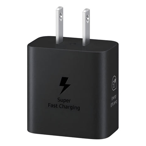 Cargador Adaptador Samsung 25w Carga Rápida Original / Usb-c Negro