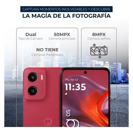 Celular Motorola Moto G05 Dual Sim, 128gb/4gb, 6.7'', Rojo