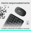 Combo Inalámbrico Bluetooth Logitech MK250 con Diseño Compacto