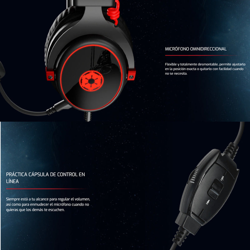 Primus Diadema Gamer Arcus 110t, Ed. Star Wars Darth Vader