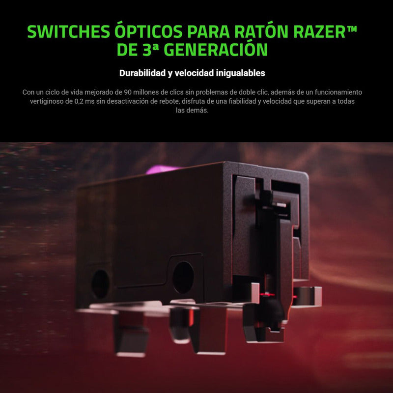 Mouse Gamer Razer Cobra, Chroma Rgb, 8500dpi, 58g, 6 Botones Negro