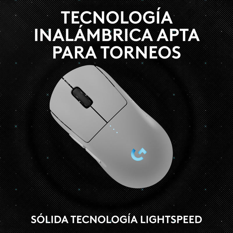 Mouse Gamer Inalámbrico Logitech G Pro 2 Lightspeed, 44k Dpi - Blanco