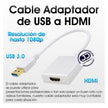 Adaptador USB 3.0 a HDMI 1080P para Monitor y Proyector con Resolución Full HD Compatible Windows