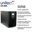 Ups Online Unitec Un-900 De 3kva, 3000va/2700w, Cd Monitoreo