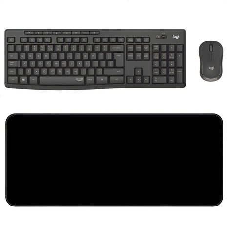 Combo Inalámbrico Logitech Mk295 + Alfombrilla Xl (80x30cm)