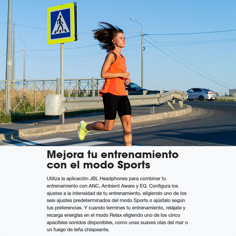 Audífonos Inalámbricos Jbl Endurance Race 2, Anc / Ip68, Blk