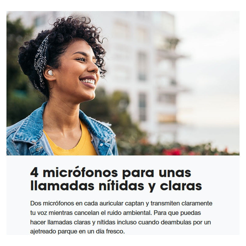 Jbl Wave Buds 2, Audífonos Tws Bt Inalámbricos Anc Ip54, Wht