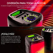 Parlante para Fiestas Klip Xtreme BoomFire X con Luces LED y Micrófono, 100W RMS