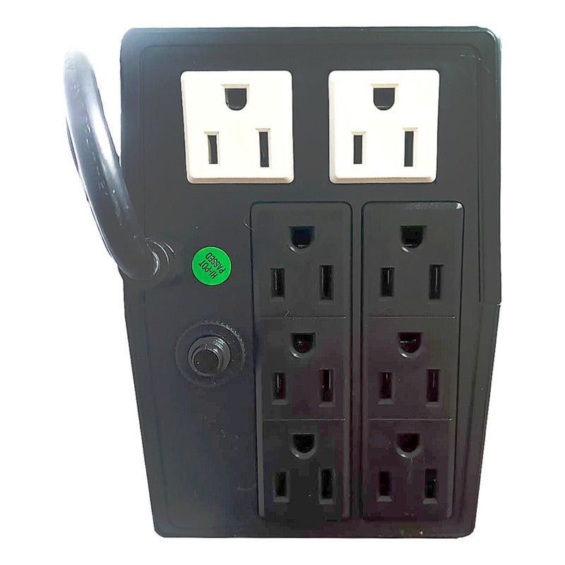 Ups Interactiva Forza Bt-751, 750va/450w, 8 Tomas, Regulador Negro