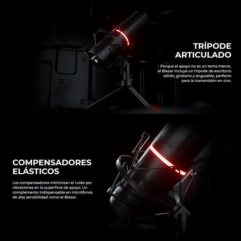 Redragon Gm300 Blazar, Micrófono Cardioide Gamer / Streaming