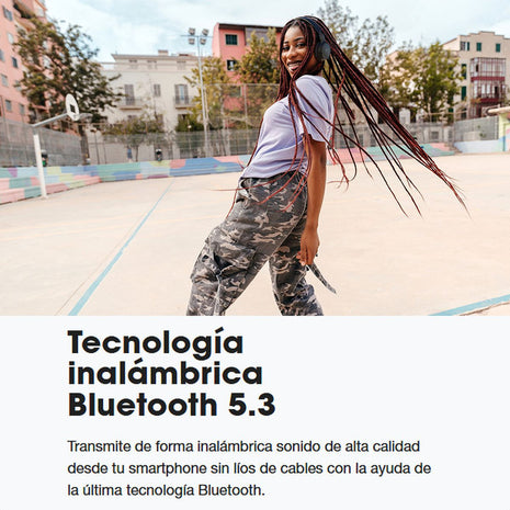 Auriculares Inalámbricos JBL Tune 520BT con Potente Sonido JBL Pure Bass y Bluetooth 5.3, Blanco