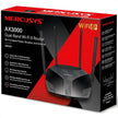 Router Inalambrico Mercusys Mr80x Ax3000 Wi-fi 6 Doble Banda Color Negro