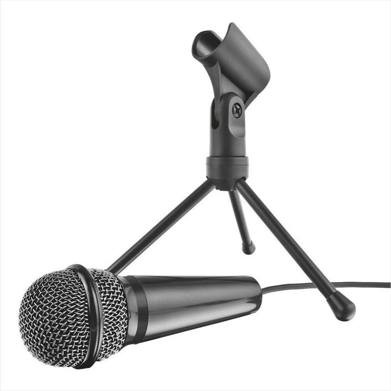 Micrófono Con Trípode Trust Starzz All Round · Plug 3.5mm