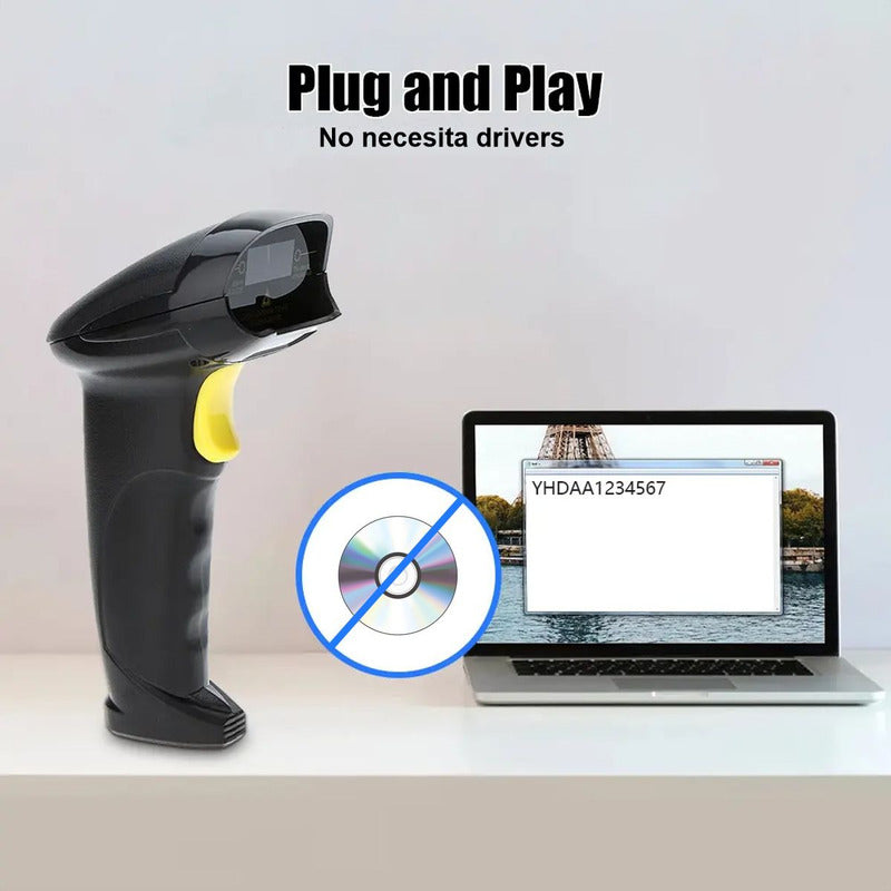Lector Escaner Usb Código De Barras Alta Velocidad Yhd-8200l