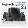 Parlantes Logitech Z313 Sistema 2.1 Subwoofer 25W RMS Control Pod de Volumen y Auriculares PC TV Celular